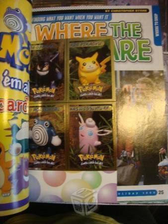 Pokemon Revista Tarjetas Retro