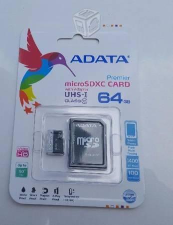 Memoria Micro SD 64Gb CL10