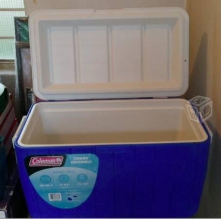 Hielera coleman azul 48 qts (45 lts) cap. 63 latas