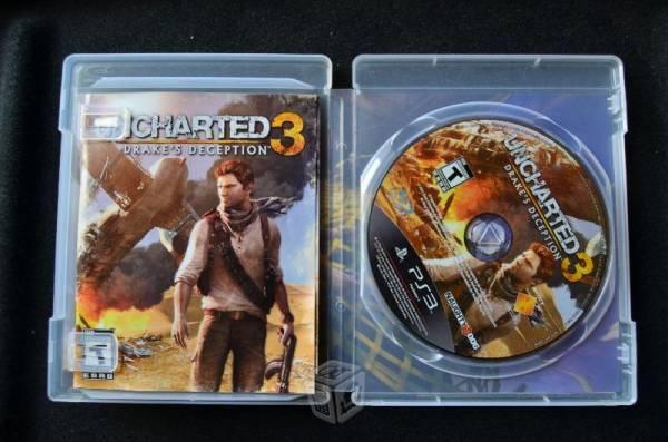 Colección Uncharted 1,2 y 3 para PS3