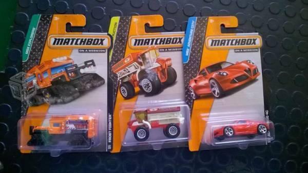 Lote de 3 vehiculos matchbox escala 1:64