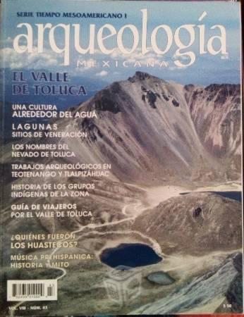 Lote de revistas de arqueología mexicana