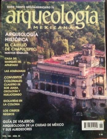 Lote de revistas de arqueología mexicana