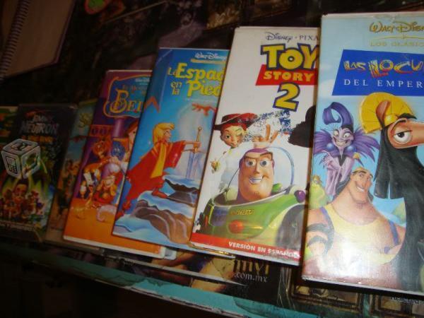 Coleccion de Peliculas Infantiles en VHS 90`s