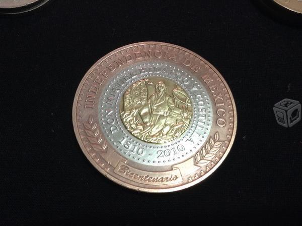 Moneda Trimetalica 200 años de libertad