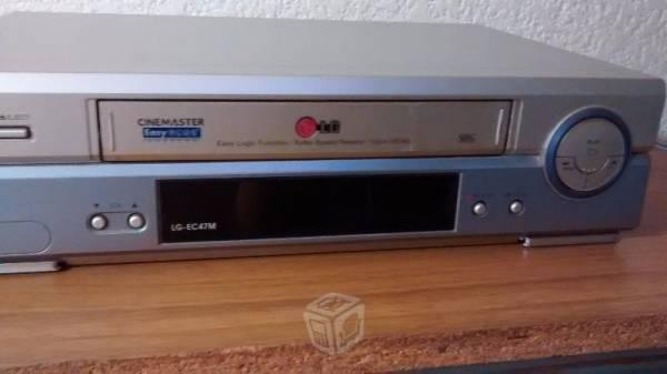 Videocasetera vhs marca lg,modelo ec 47 m-cine mas