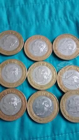 Monedas de 20 nuevos pesos