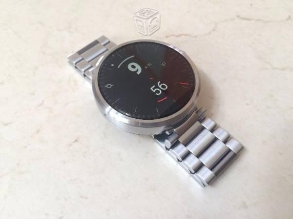 Smartwatch Reloj Motorola Moto 360 (Acero / Metal)