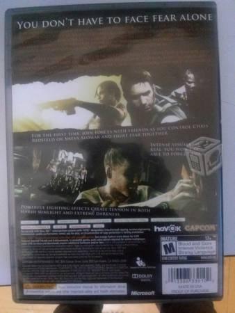 Resident evil 5 edición platinum xbox 360