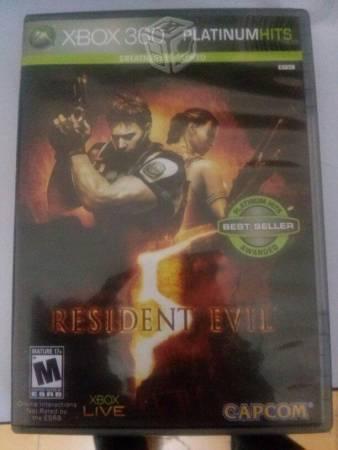 Resident evil 5 edición platinum xbox 360