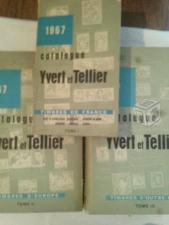 Ivert a tellier 1967 catalogo de timbres postales