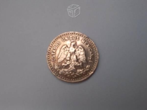 Moneda antigua de 5 centavos de 1935 México