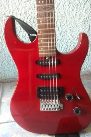 Guitarra eléctrica roja- washburn