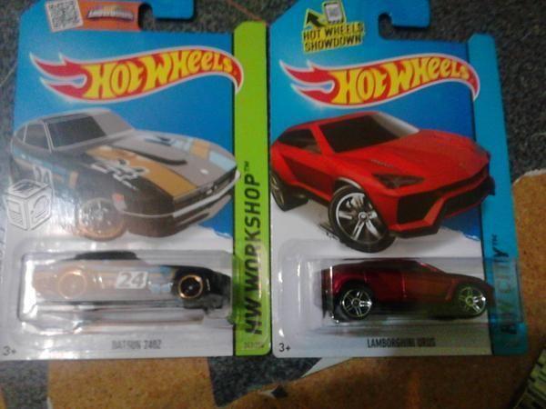 Lote de 2 carritos de hot wheels