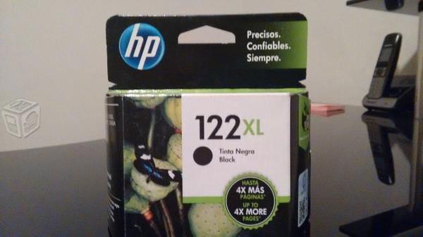 Cartucho hp 122xl negro de alto rendimiento