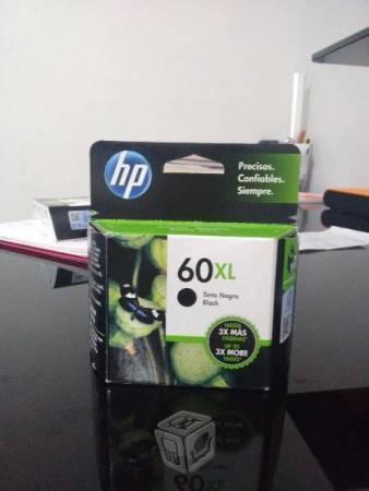 Cartucho hp 60xl negro de alto rendimiento