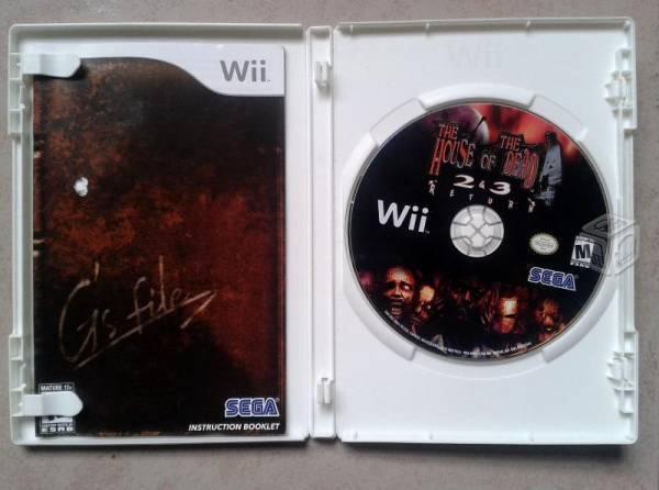 Wii. wii-u: no more heroes, house of dead 2 & 3