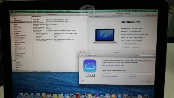 MacBook Pro 2010 500 Gb DD, Core i5. Negociable