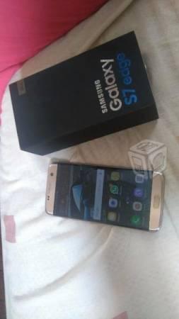 Samsung galaxy s7 edge dorado caja completo v/c