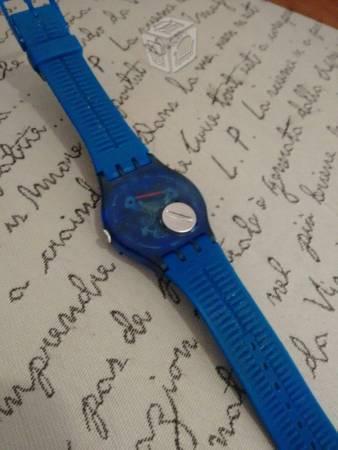 Reloj Swatch caratula transparente