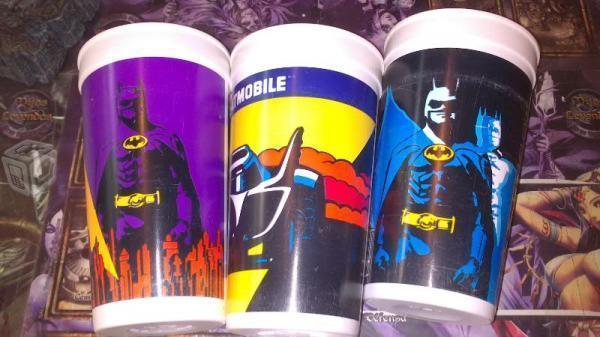 DC Comics Batman Vasos Pepsi de los 80`s