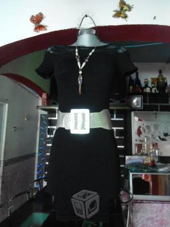 vestido unitalla con cinto semi nuevo