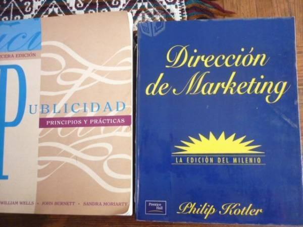 3 libros usados de Merca y Publicidad
