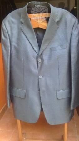 Traje Hugo Boss Gris Oxford Satinado