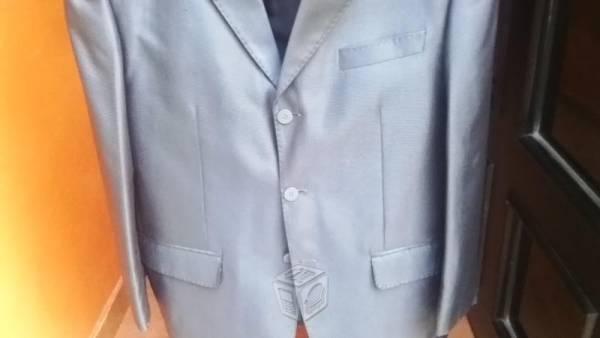 Traje Hugo Boss Gris Oxford Satinado