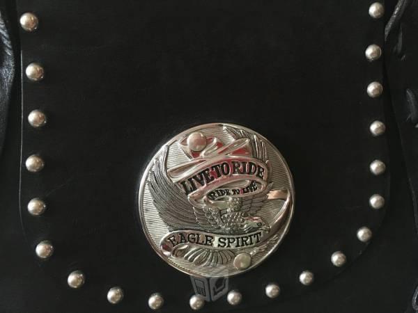 Bolso para mujer de cuero negra Harley Davidson