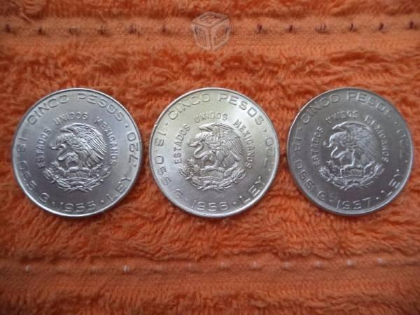 Monedas Hidalgo de Plata