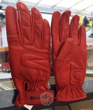 Guantes para moto retro piel