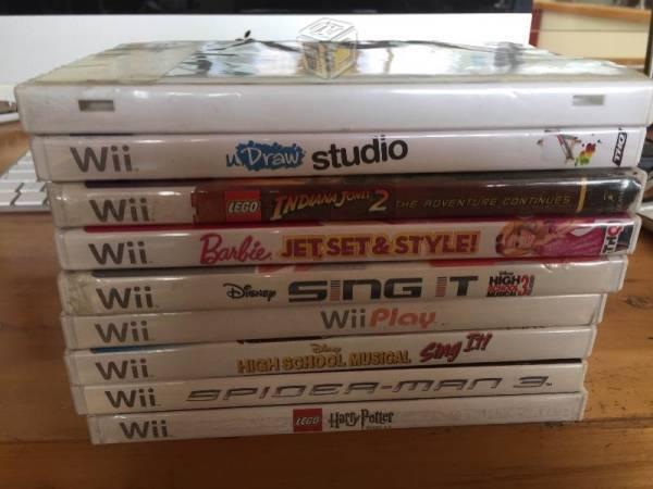 Venta de 9 videojuegos Wii