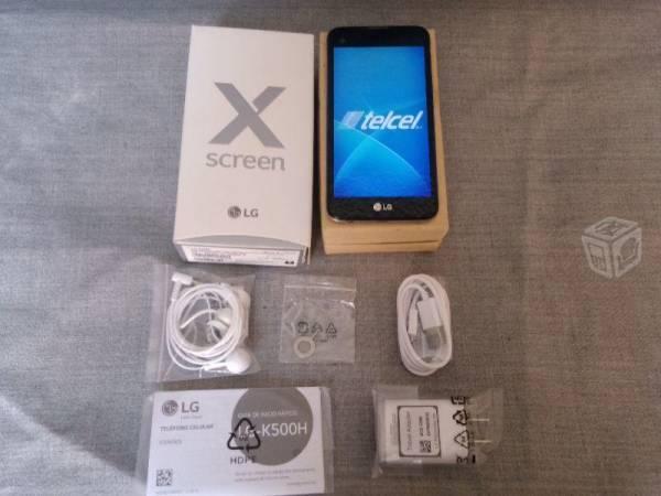 LG K500H X screen NUEVO telcel caja accesorios