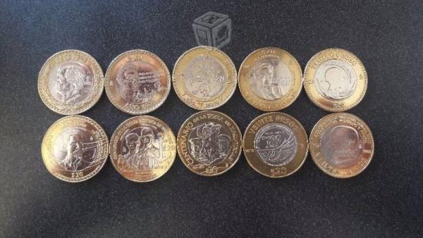 Monedas Conmemorativas de 20 pesos