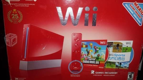 Wii rojo edición especial por aniversario.!!